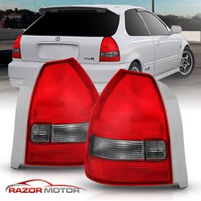 For 1996 1997 1998 1999 2000 Honda Civic Hatchback Redsmoke Brake Tail Lights