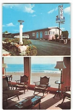 Postcard 1967 Sea Shore Motel Multi -Views Unposted VTG VPC02.