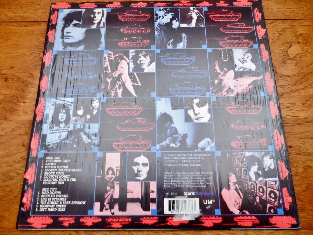 T. Rex ‎♫ Tanx ♫ 2019 Spirit Records Vinyl LP w/Insert