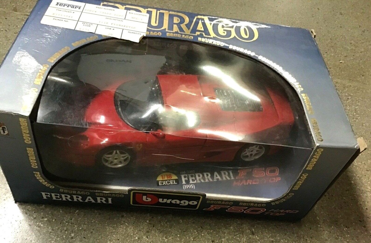1/18 Bburago （ブラーゴ）フェラーリF50 ハードトップ BURAGO 1/18