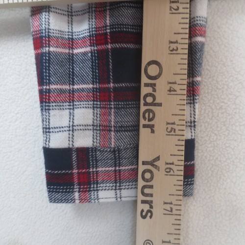 NEW Levis Shirt Boys M* Red Blue Plaid Flannel Long Sleeve Button Up Western - Picture 7 of 8