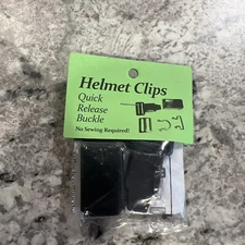 HELMET FAST HOOK QUICK RELEASE BUCKLE (QRB) - NO SEWING!!  BRAND NEW!