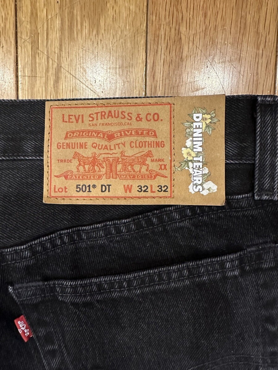 Denim Tears Swarovski Bust Down Tears Levis 501 Jeans | eBay Denim Tears Swarovski Bust Down Tears Levis 501 Jeans | eBay