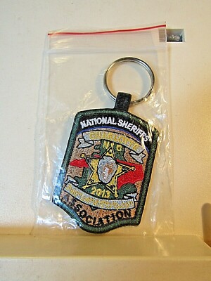 2013 National Sheriffs' Assocation Charlotte NC North Carolina NIP keychain 3x2''