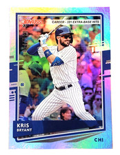 2019 Panini Donruss Baseball Silver Holo Timeline Var. #/321 Kris Bryant #180