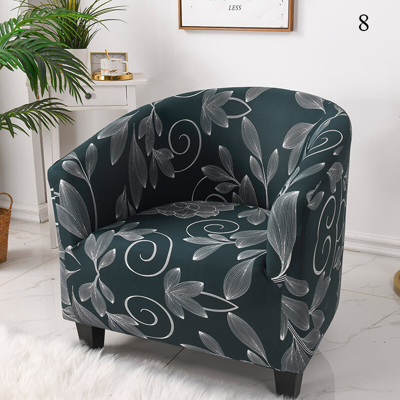 Printed Armchair Sofa Chair Cover Slipcover Protector Stretch Tub Seat