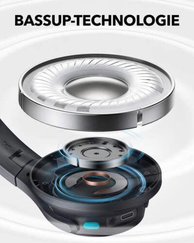 SOUNDCORE Q11I BLUETOOTH KOPFHÖRER – HI-RES AUDIO, 60H SPIELZEIT, KRÄFTIGER BASS - Bild 3 von 6