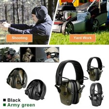 Folding Electronic Shooting Ear Muffs Hearing Protection Noise Block Headphones