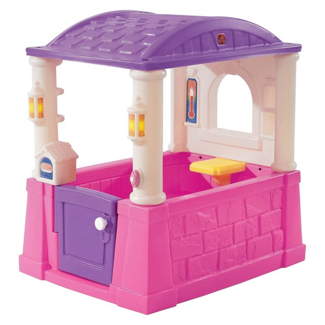 STEP2のフォーシーズンズプレイハウス Step2 Four Seasons Playhouse Pink and Purple for sale online