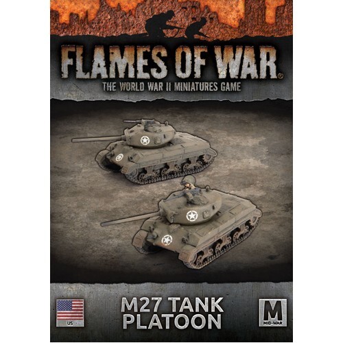 American M27 (76mm) Tank Platoon - Late-War - Brand New - Flames of War