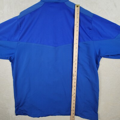 Nike Golf Blue Windbreaker Jacket Pullover 58323 Men's Size Large