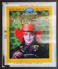 Johnny Depp/ALICE IN WONDERLAND 3D Lenticular Package Disney Comp -One of a Kind