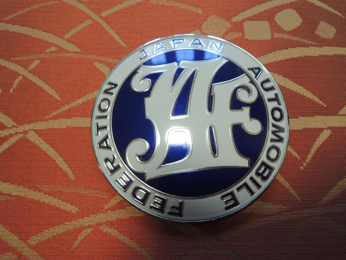 Original JAPAN AUTOMOBILE FEDERATION JAF LOGO Resin CAR