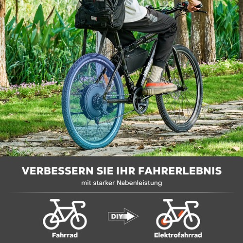 Viribus® Heckmotor 1000W LCD 26' Kit Ebike Umbausatz Elektro-Fahrrad - Bild 6 von 9