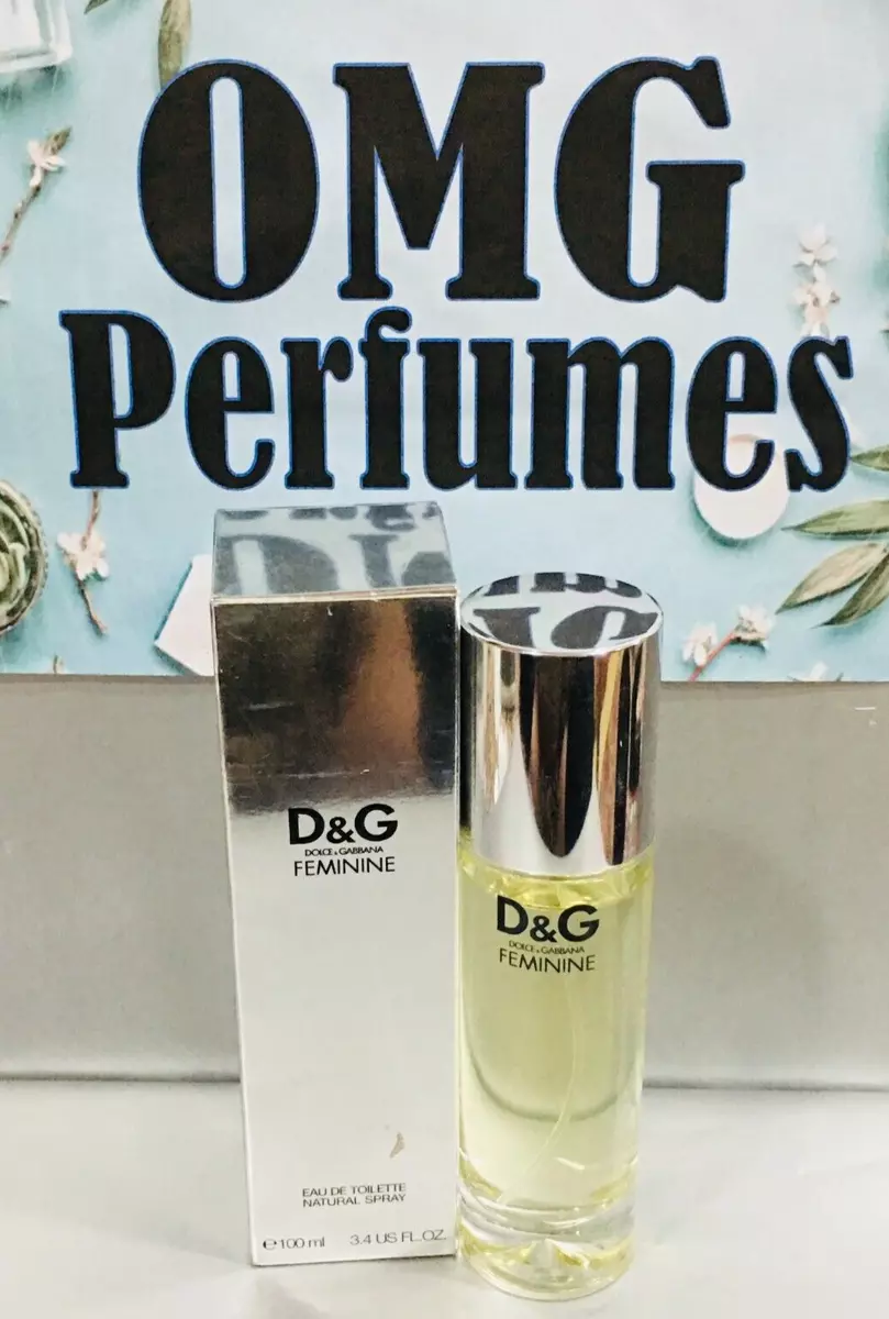 D G Feminine Dolce Gabbana for Women Eau de Toilette 100ml New in Unsealed Box