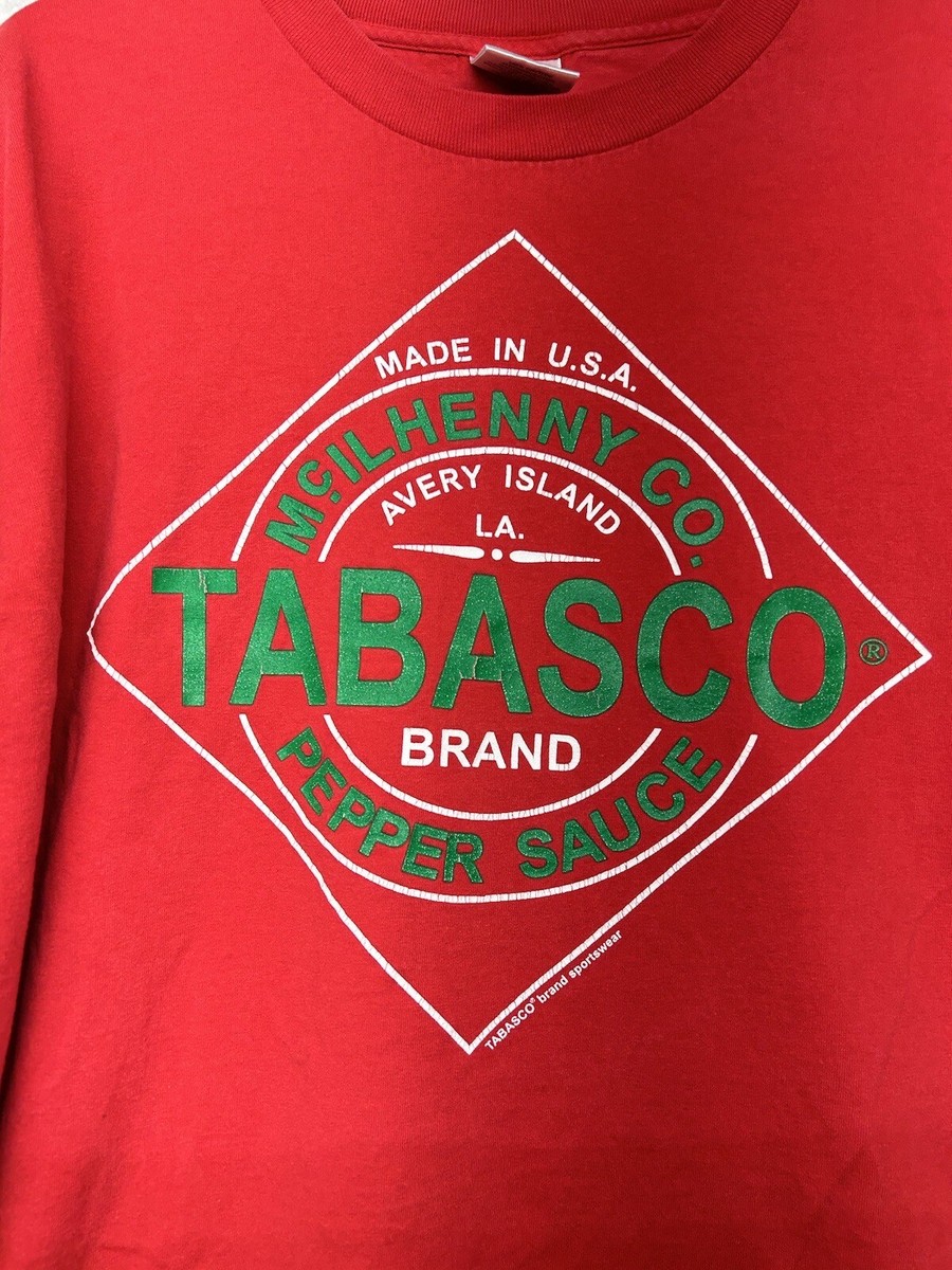 Vintage Tabasco Shirt Mens XXL 2XL Red Short Sleeve USA | eBay