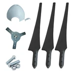 IstaBreeze® 107cm Wind Turbine Set – Black 3-Piece Blades for Wind Generator