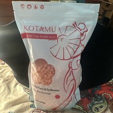 kotamu wax beads 1Lb for face  eyebrows Pink Beads For Thin Fine Hair New