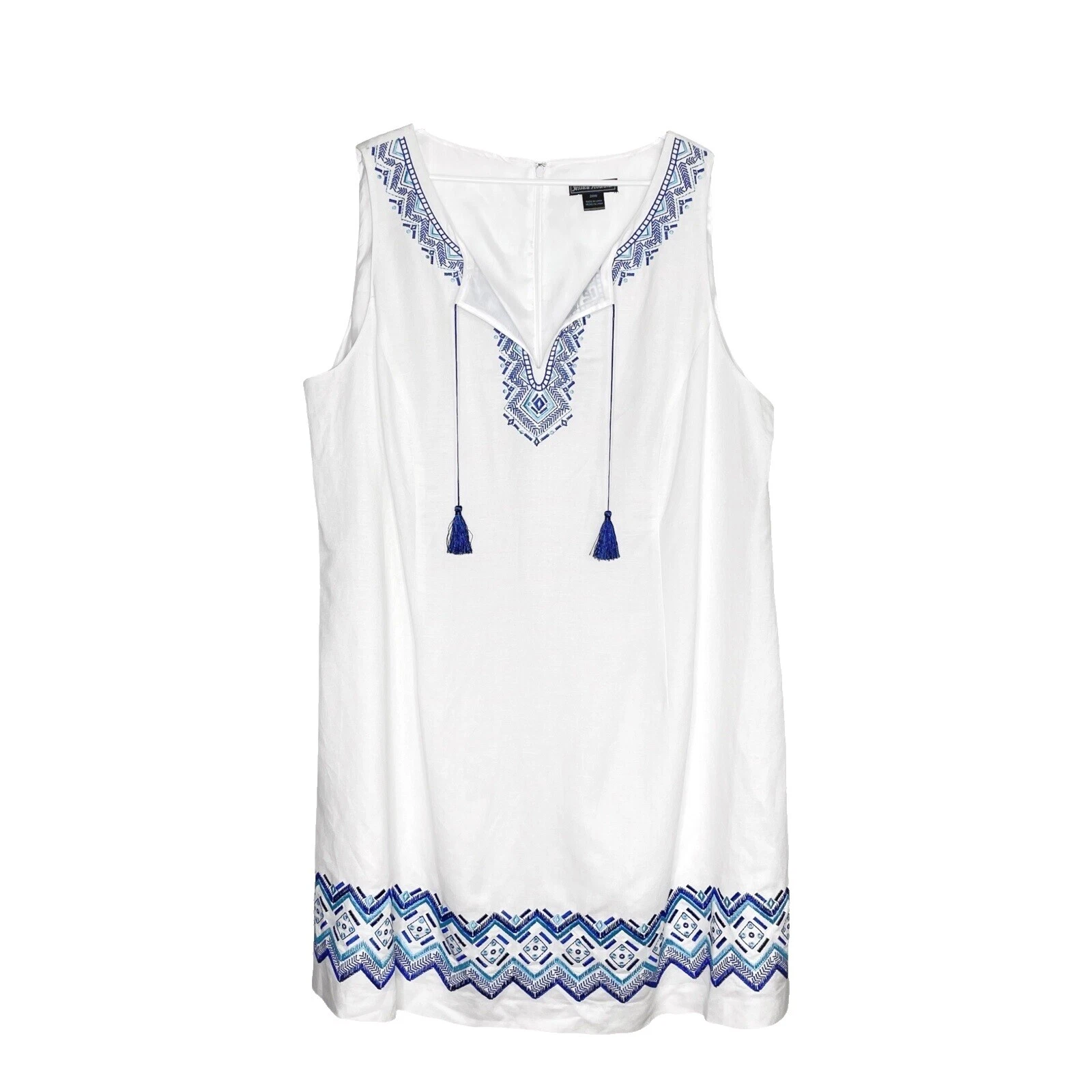 Linen Shift Plus Size Dresses for Women