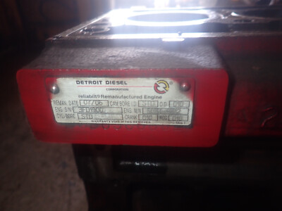 Detroit Diesel Engine 3-53 Series Block Crankcase 5101426 Clarke