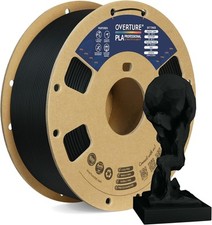 OVERTURE PLA Plus PLA  Filament 1.75mm Professional 00-1kg Black