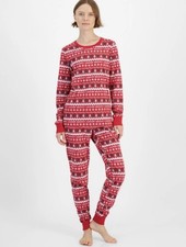 Holiday Lane Big Kids Merry Mix It Cotton Snug Fit Christmas Pjs Set Size 14 NWT
