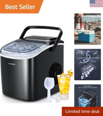 Nugget Ice Maker Countertop, Smart Pebble Ice Machine with APP Control, 44 lb...