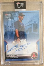 2022 Topps Now Road to Opening Day - Rafael Devers #OD-16 Blue Auto /49