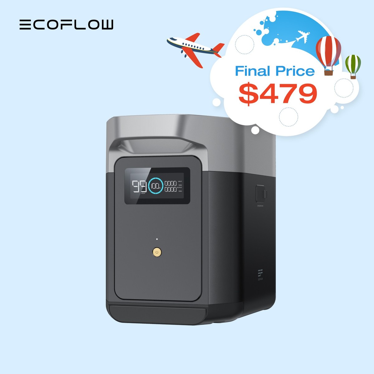 エコフロー　ECOFLOW DELTA2 EcoFlow DELTA 2 Portable Power Station