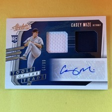 CASEY MIZE 2021 PANINI ABSOLUTE #TTS2CM TOOLS OF THE TRADE RETAIL /99