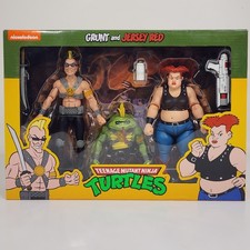 NECA Teenage Mutant Ninja Turtles Grunt & Jersey Red Target Exclusive NIB