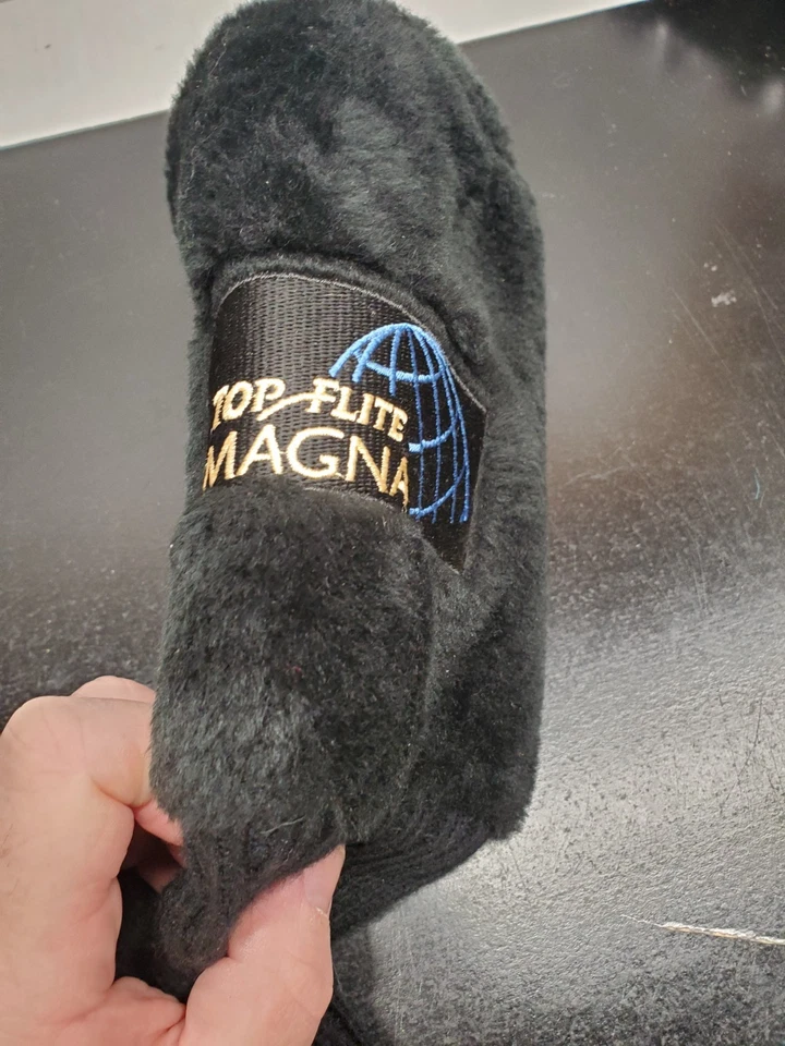 Cubierta de cabeza de golf Top-Flite Magna vintage para 1 madera - negra Foto 3 de 4