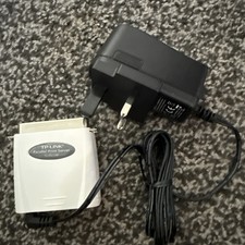TP-Link TL-PS110P Parallel Ethernet Print Server +Power Adapter (Mint Condition)