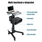 YesSources 2 Tiers Mobile Medical Cart Trolley Lab Dental Spa Salon Equipment — photo 2