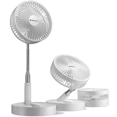 NEXAIR Foldable Floor Fan, 4 Speed Portable, Quiet, Adjustable Height 14 In. - 3