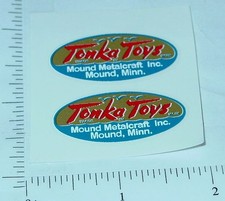 Pair 1947 to 1955 Tonka Logo Stickers TK-001A