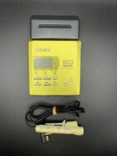 SONY MZ-R55 Yellow MiniDisc MD Recorder walkman - Working