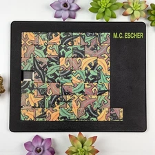 M.C. Escher Sliding Puzzle “E 118” 1963 Tessellation Art Pussycat Germany