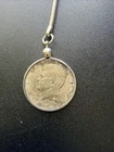 1964 Silver Kennedy Half Dollar Keychain