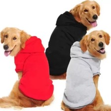 Winter Dog Clothes Hooded Sweatshirt Warm Coat Hoodie for Small to Large Dogs
