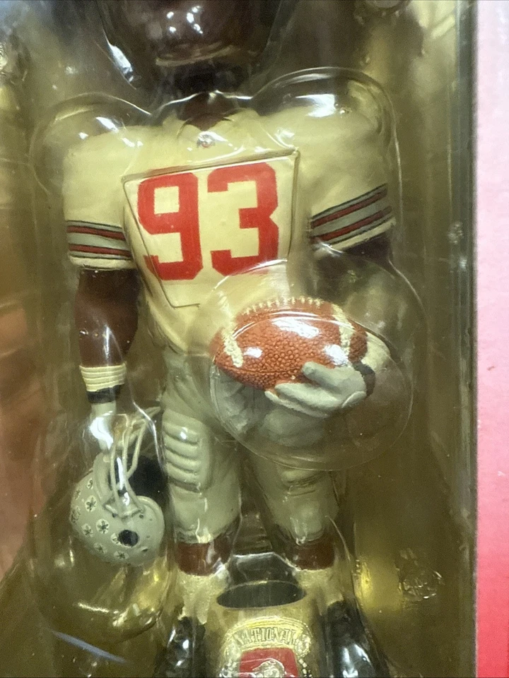 Ohio State OSU W.SMITH Legends of Shoe Bobblehead Blanco con Anillo/2002 Foto 2 de 4