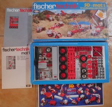 Interior Absolutely Top: Fischertechnik Base Set With Motor 50  MOT 1 Complete