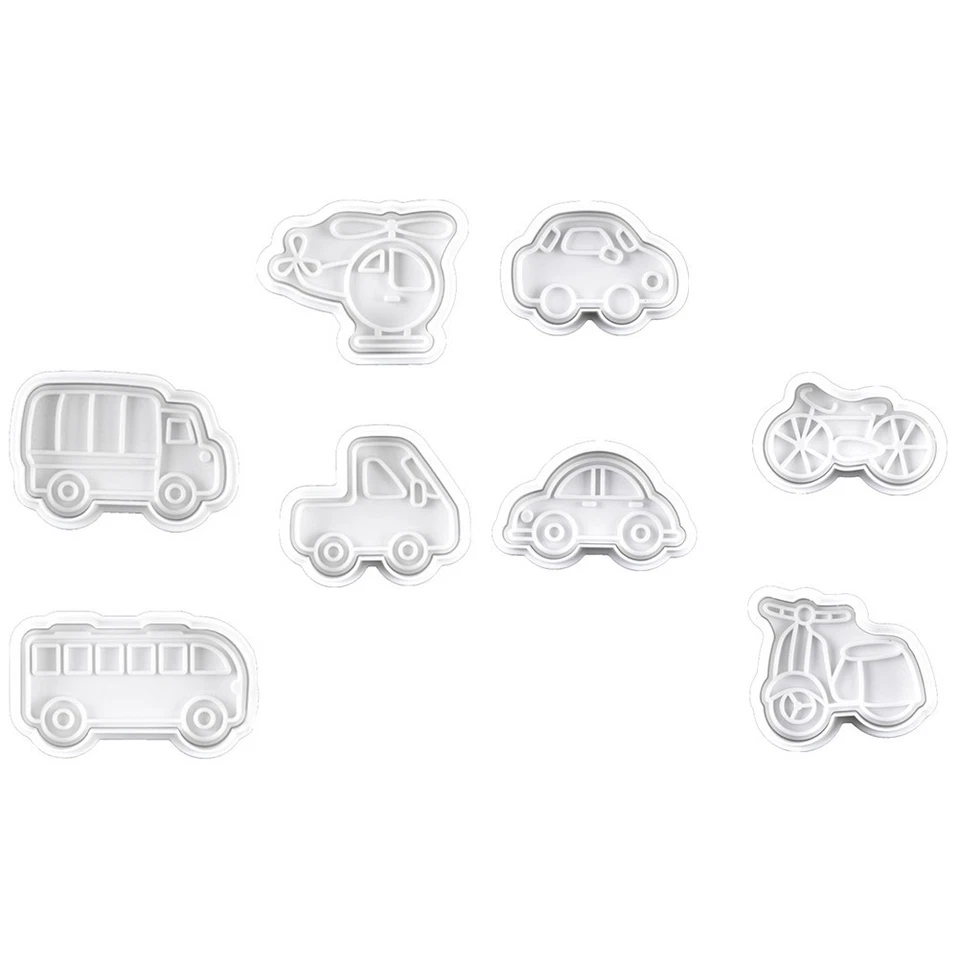  8 Pcs Förmchen Zum Backen Plätzchenformen Backzubehör Backwerkzeug - Bild 4 von 4