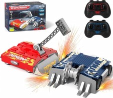 2 Pcs Kids Remote Control Battle Robots, RC Fighting Robots Toys for Children
