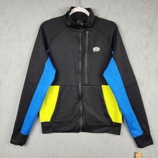 Nike Jacket Mens Medium Colorblock Full Zip Track Nike Logo DJ5284-010 Heritage