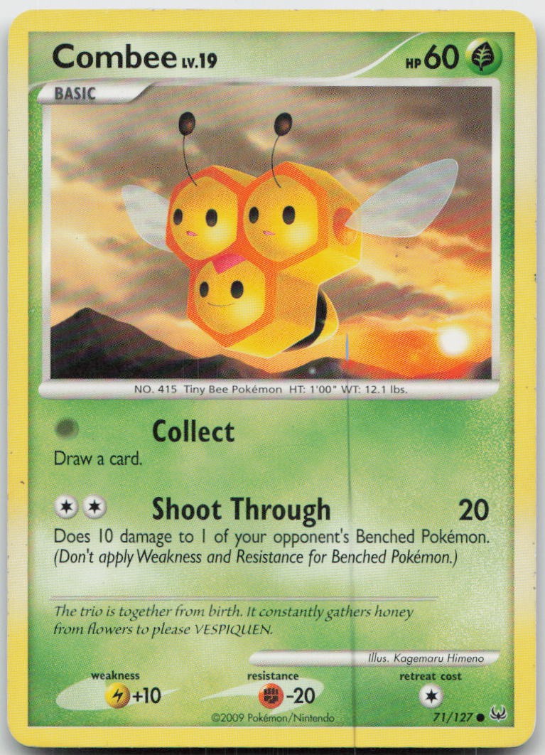 Combee 71/127 Common Platinum Pokemon MP