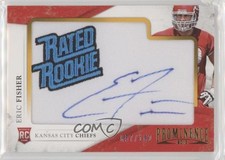 2013 Prominence Rookie Embroidered Rated Signatures Eric Fisher Patch Auto 1l2