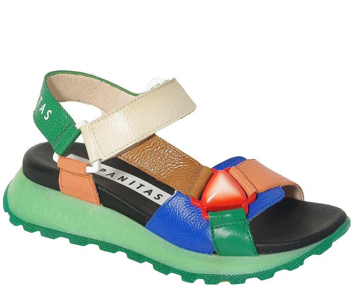 Hispanitas MAUI sandals CHV253896 cervo grass coral UK