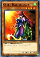 Cyber Harpie Lady LDS2-EN067 Yu-Gi-Oh! 1st Edition Light Play