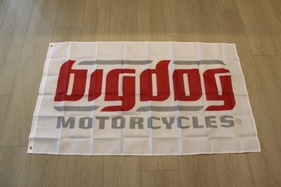 Bigdog Motorcycles Banner Flag Big Dog Garage Mechanic Biker MC Racing 3x5